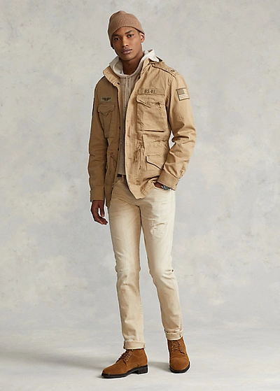 Shop Ralph Lauren The Iconic Field Jacket In Desert Khaki