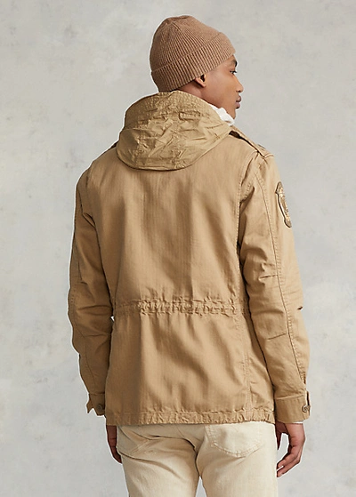 Shop Ralph Lauren The Iconic Field Jacket In Desert Khaki