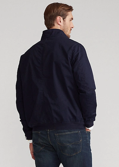 Shop Polo Ralph Lauren Chino Jacket In Collection Navy