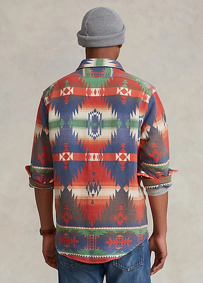 Shop Ralph Lauren Classic Fit Southwestern Workshirt In Multi