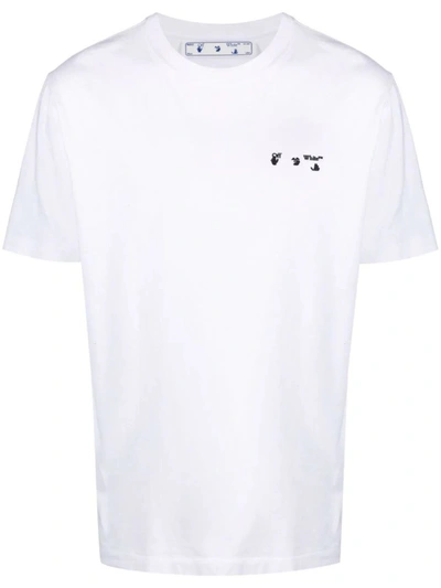 Shop Off-white Slim-fit Short Sleeve Tee White