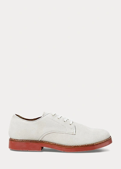Polo Ralph Lauren Barton Suede Oxford In White