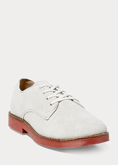 Polo Ralph Lauren Barton Suede Oxford In White