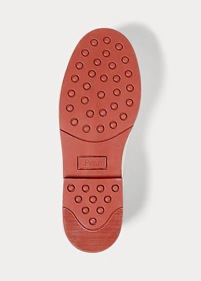 Polo Ralph Lauren Barton Suede Oxford In White