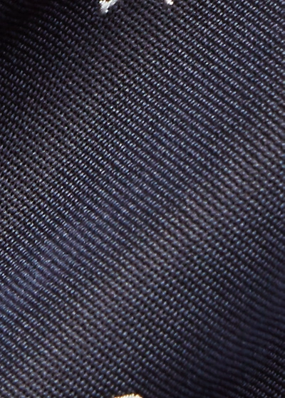Polo Ralph Lauren Skull-and-crossbones Repp Tie In Black