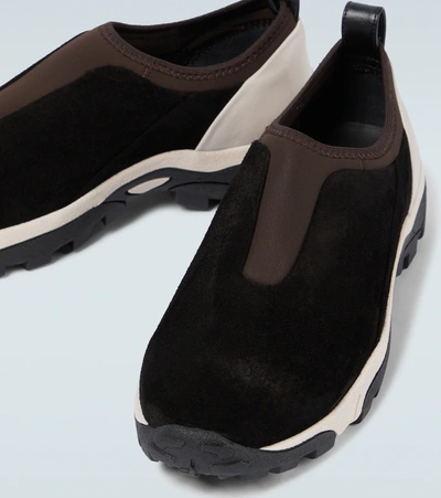 Shop A-cold-wall* Dirt Mock Sneakers In Black