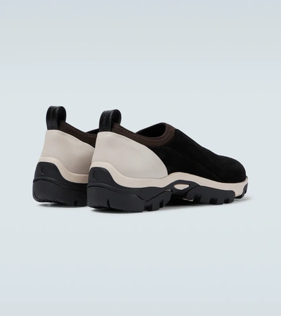 Shop A-cold-wall* Dirt Mock Sneakers In Black