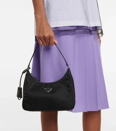Prada Re-edition 2005 Re-nylon Shoulder Bag In Nero