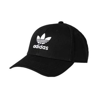 【欧洲直购】adidas 阿迪达斯 男女通用经典运动帽棒球帽鸭舌帽 EC36030BLACKWHITE
