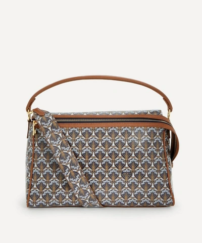 Liberty Iphis Valise Top Handle Bag In Tan