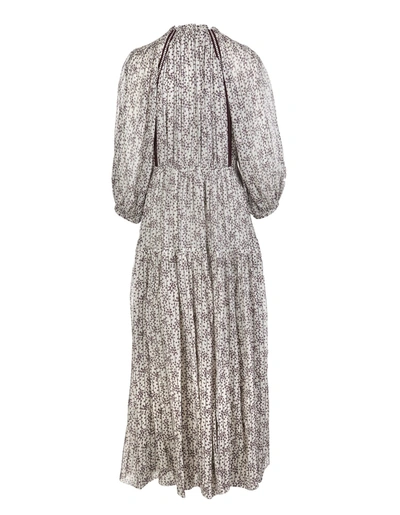 Shop Chloé Bohemian Style Maxi Dress In Grey