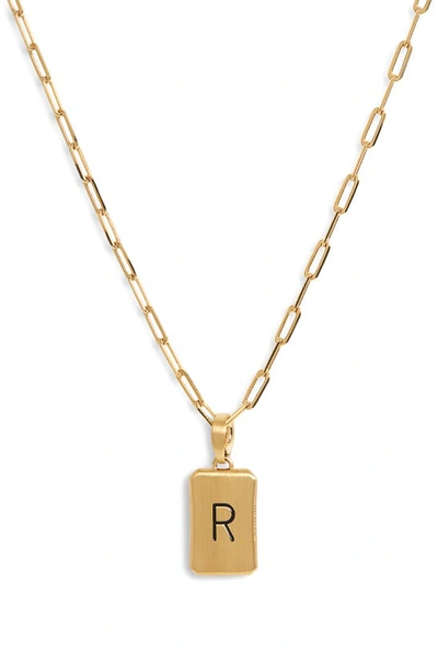 Shop Dean Davidson Initial Pendant Necklace In Gold R