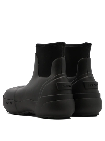 Shop Ambush Rubber Ankle Boots In Black  