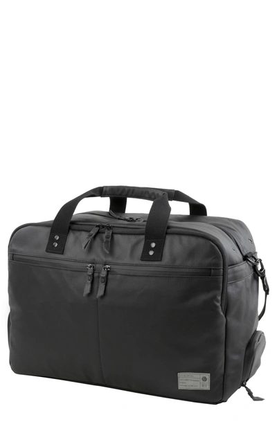 Shop Hex Calibre Convertible Duffel Bag In Black