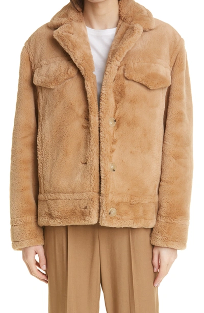 💥LOUIS VUITTON💥 Beige Jacket with fur hoodies