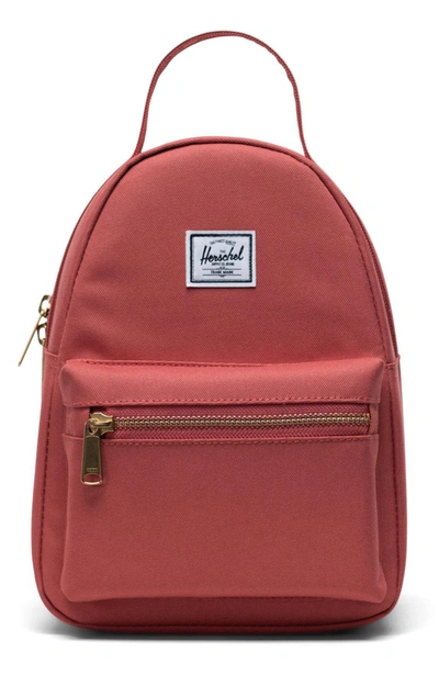 Shop Herschel Supply Co . Mini Nova Backpack In Dusty Cedar