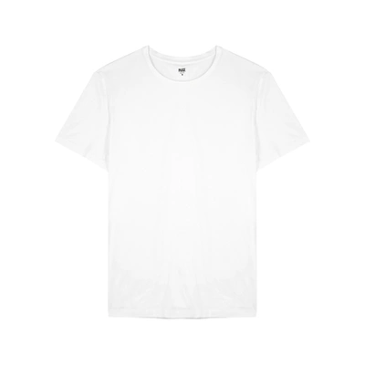 Shop Paige Cash Stretch-jersey T-shirt In White