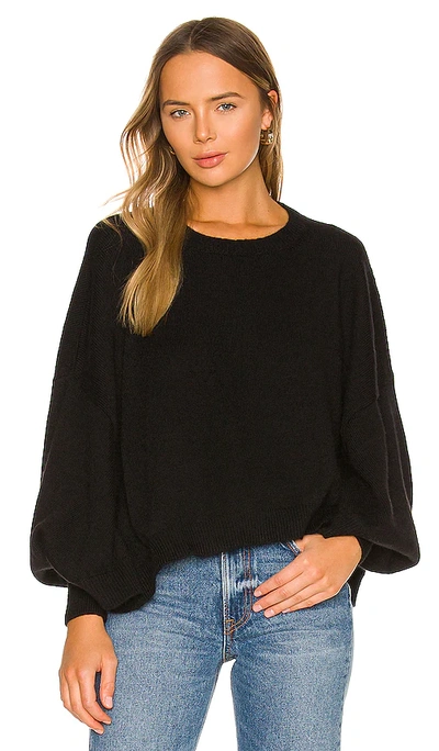 Shop Essentiel Antwerp Agic Large Sleeve Sweater In Black