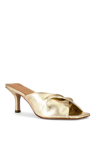 Raye Dane Heel In Metallic Gold