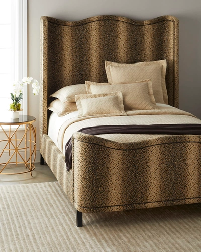 Shop Massoud Trudy King Bed In Tan