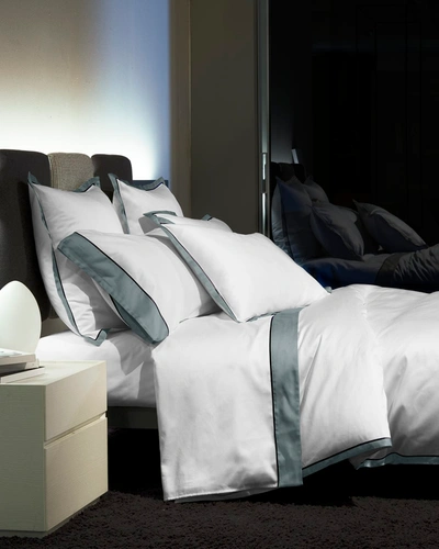 Signoria Firenze Luna Pillowcases, Set Of 2 Kg In White/wilton Blue