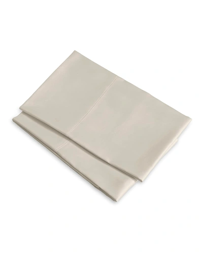 Shop Signoria Firenze Raffaello King Pillowcases, Set Of 2 In Pearl