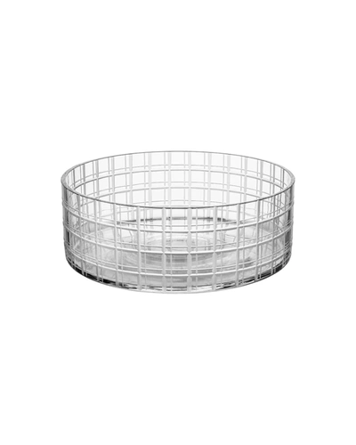 Orrefors Cut In Number Checker Decorative Bowl