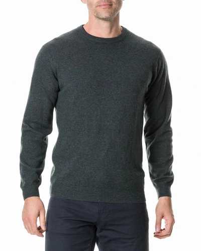 Shop Rodd & Gunn Men's Queenstown Optim Wool-cashmere Sweater In Jungle