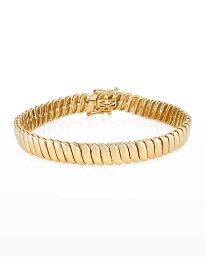 Anita Ko Zoe Bracelet - Yellow Gold - Atterley