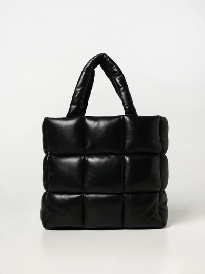 Shop Stand Studio Leather Handbag In Black