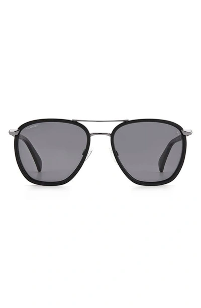 Shop Rag & Bone 54mm Square Sunglasses In Black / Gray