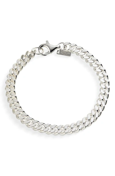 Shop Hatton Labs Cuban Curb Chain Sterling Silver Bracelet