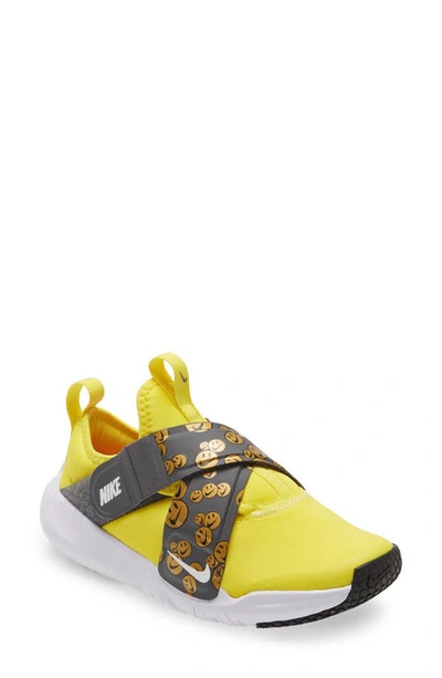 Shop Nike Flex Advance Flyease Sneaker In Yellow/ White/ Grey/ Black