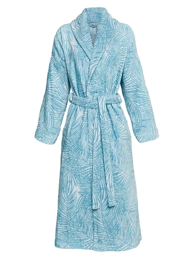 Shop Sonia By Sonia Rykiel Palmaria Bath Robe In Blue On White