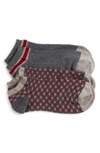 Shop Oroblu Mix & Match 2-pack Ankle Socks In Grey Melange