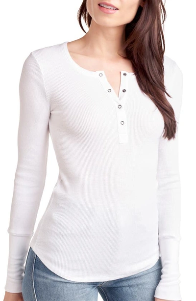 Shop Splendid Classic Thermal Henley In White