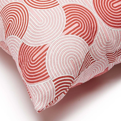 Shop La Doublej Cushion (50x50) In Slinky Rosso
