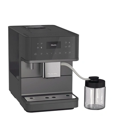 Shop Miele Cm6560 Milkperfection Coffee Machine In Grey