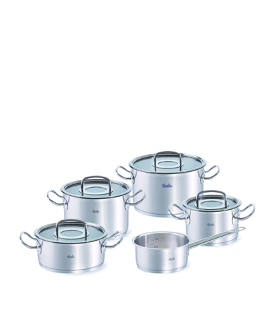 Shop Fissler Jubilee 5-piece Cookware Set In Silver