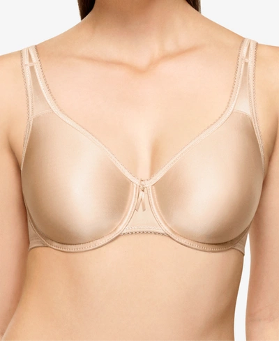 Shop Wacoal Basic Beauty Full-figure Underwire Bra 855192, Up To H Cup In Sand (nude )