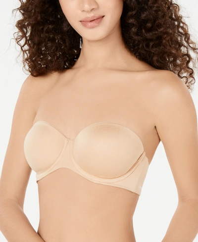 Calvin Klein Lightly Lined Constant Strapless Bra Qf5528 In Bare (nude ) |  ModeSens