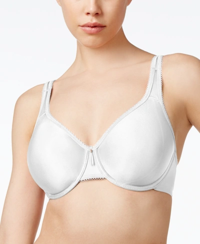 Shop Wacoal Basic Beauty Full-figure Underwire Bra 855192, Up To H Cup In Ivory (nude )