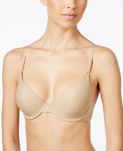 Shop Maidenform One Fab Fit T-shirt Shaping Underwire Bra 7959 In Body Beige (nude )