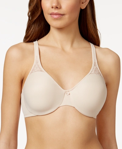 Shop Bali Passion For Comfort Seamless Underwire Minimizer Bra 3385 In Soft Taupe (nude )
