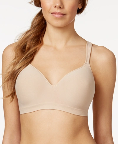 Shop Bali Comfort Revolution Shaping Wireless Smoothing Bra 3463 In Nude (nude )