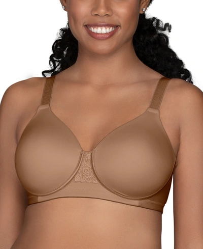 Shop Vanity Fair Full Figure Beauty Back Smoother Wireless Bra 71380 In Totally Tan (nude )