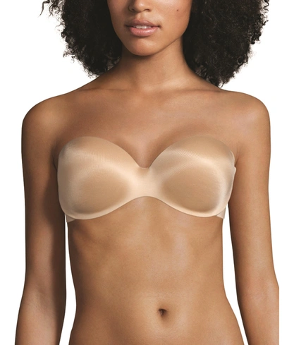 Shop Maidenform Strapless Extra Coverage Shaping Underwire Bra 9472 In Latte Lift (nude )