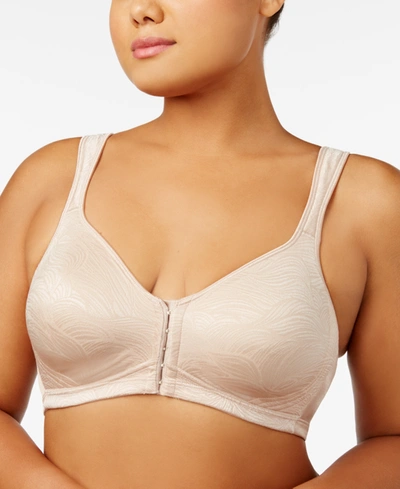 Shop Playtex 18 Hour Posture Boost Front Close Wireless Bra Use525, Online Only In Light Beige (nude )