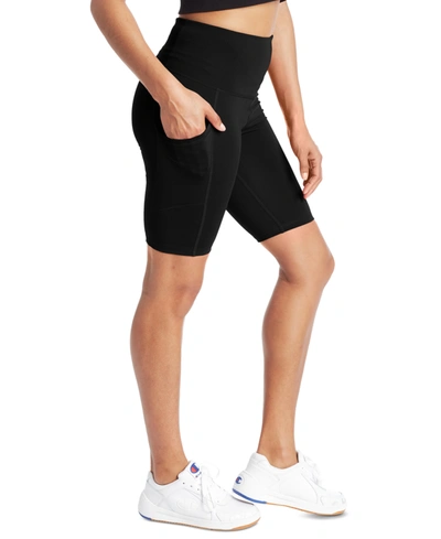 Shop Champion Women's Sport Absolute High-rise Bike Shorts In Black
