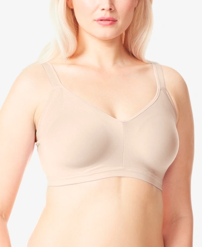 Shop Olga Easy Does It Full Coverage Smoothing Bra Gm3911a In Butterscotch (nude )